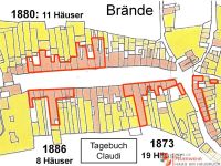 _1880 Übersicht Brände Haag 1880, 1886, 1873